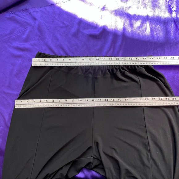 📌The Pyramid Collection High Waisted Palazzo Pants with Wide Elastic Waistline - Picture 8 of 13